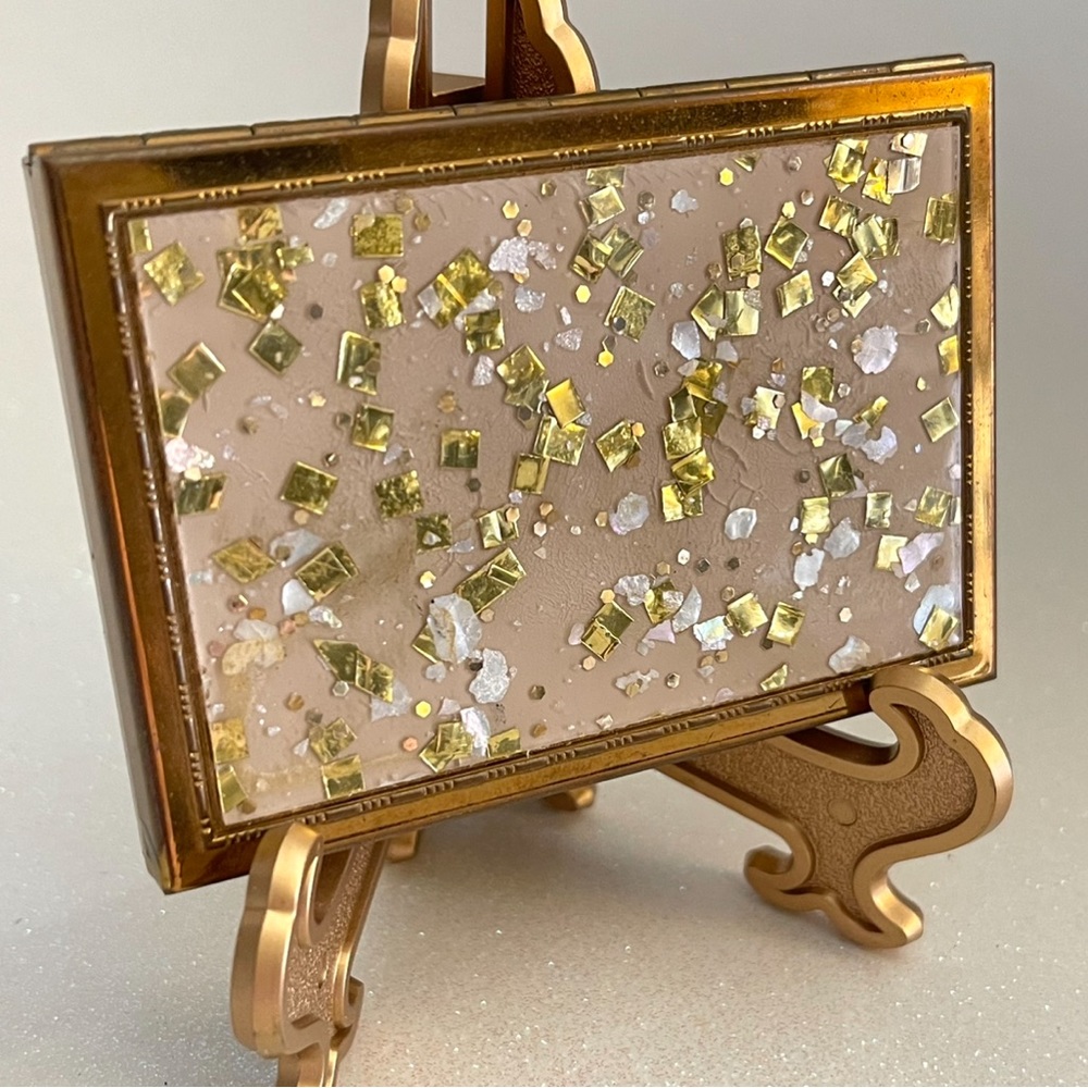 Vintage Zell Fifth Avenue Confetti Compact